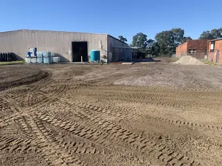 Entire Excavations large graded commercial site preparation